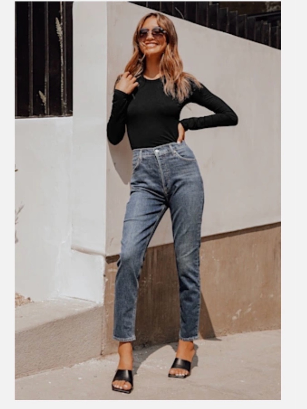 Lulu’s Black Long Sleeve Bodysuit